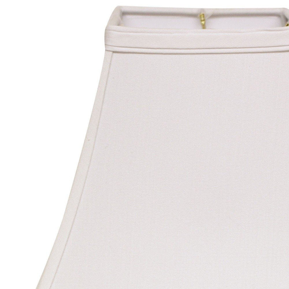 White No Slub Innsbruck Square Lamp Shade