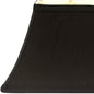Black Shantung Silk Bell Lamp Shade