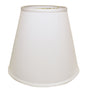 White No Slub Innsbruck Empire Lamp shade 16"W Bottom