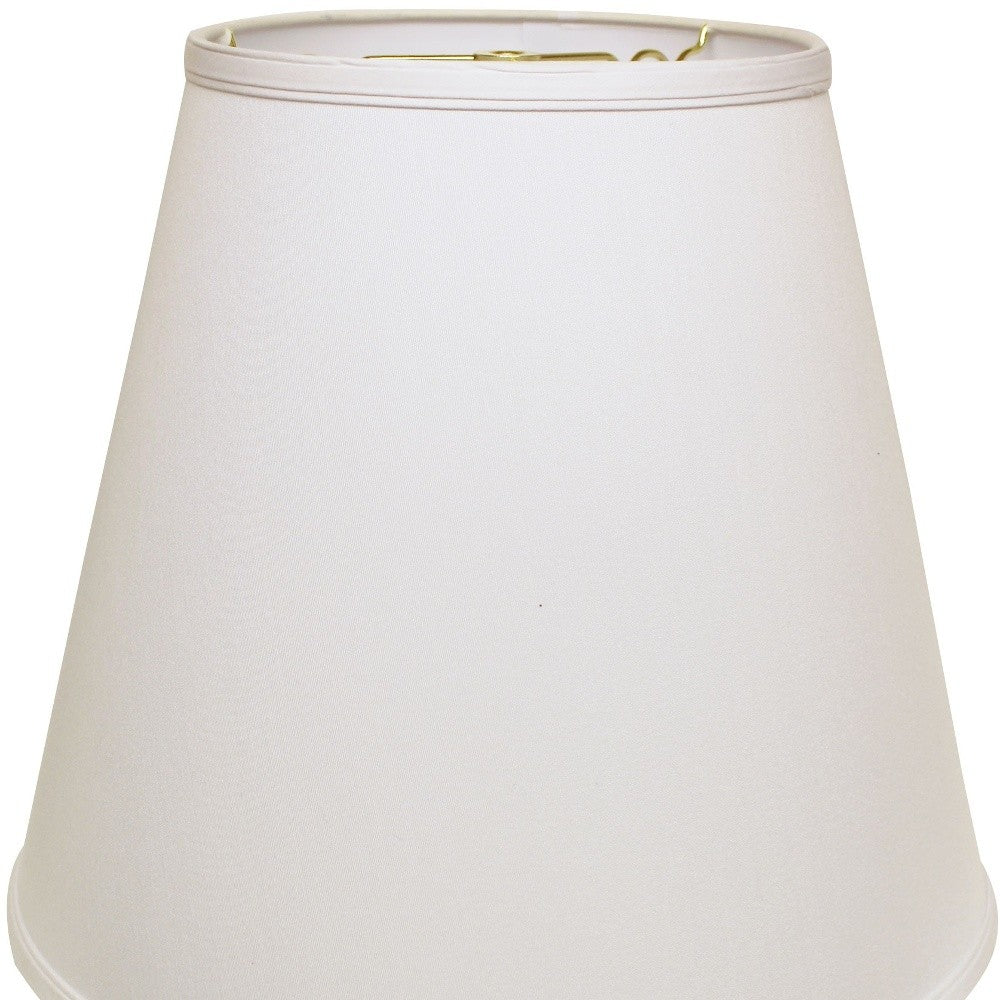White No Slub Innsbruck Empire Lamp shade 16"W Bottom
