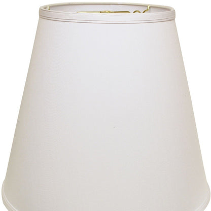 White No Slub Innsbruck Empire Lamp shade 16"W Bottom