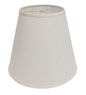 White Linen Empire Lamp Shade