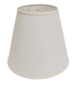 White Linen Empire Lamp Shade