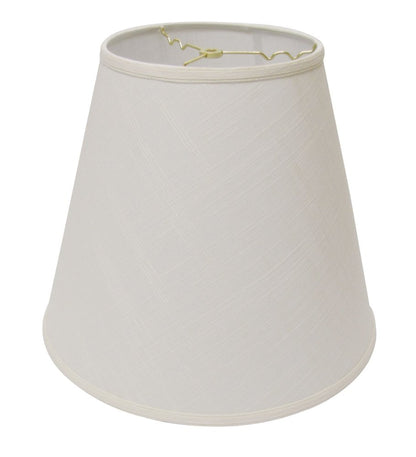 White Linen Empire Lamp Shade