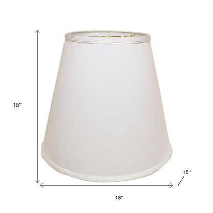 White No Slub Innsbruck Empire Lamp Shade
