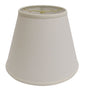 White Linen Empire Lamp Shade