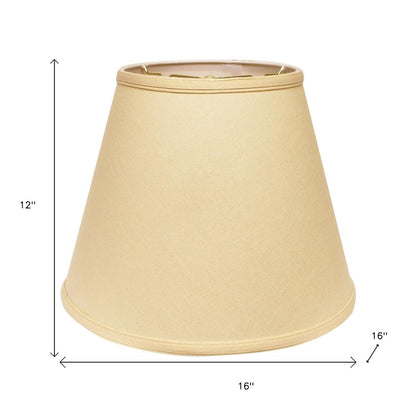 Beige Linen Empire Lamp Shade