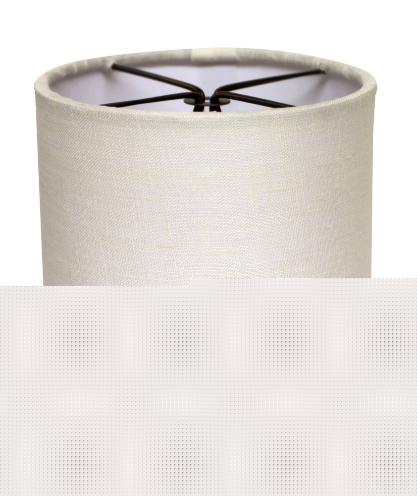Snow Linen Drum Lamp Shade