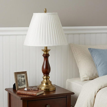 White Silk Empire Lamp Shade
