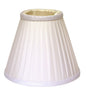 White Silk Empire Lamp Shade