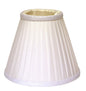 White Silk Empire Lamp Shade
