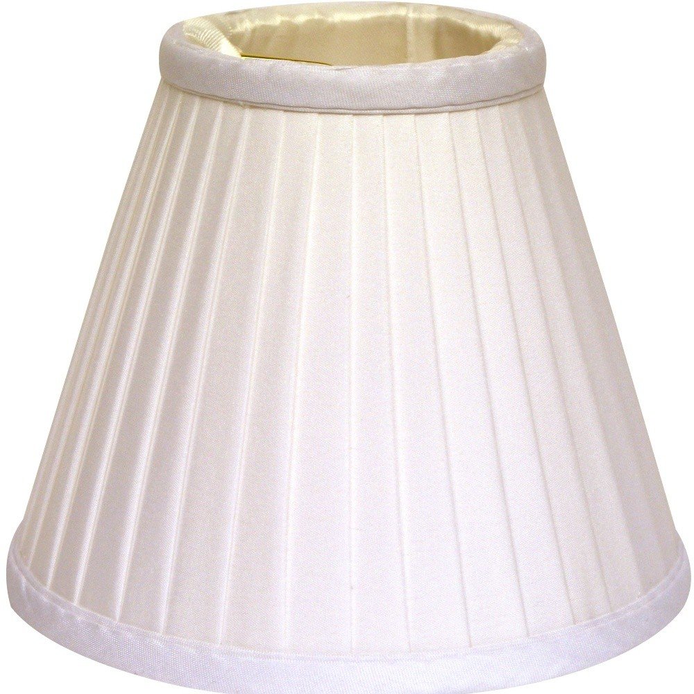 White Silk Empire Lamp Shade