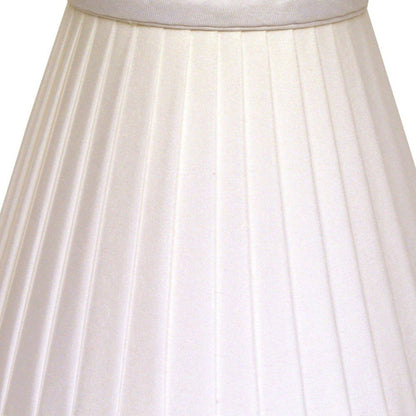 White Silk Empire Lamp Shade