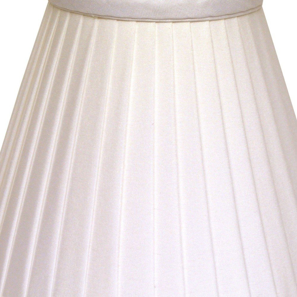 White Silk Empire Lamp Shade