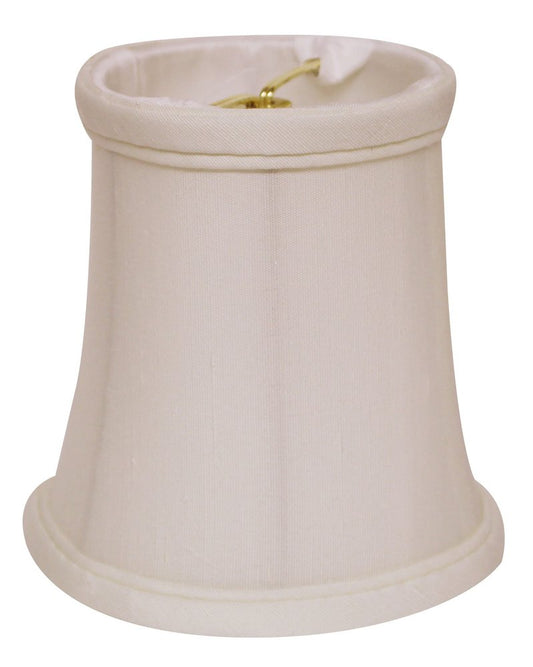 White Tissue Shantung Drum Lamp Shade