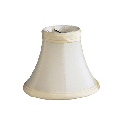 Slate Gray Shantung Silk Bell Lamp Shade