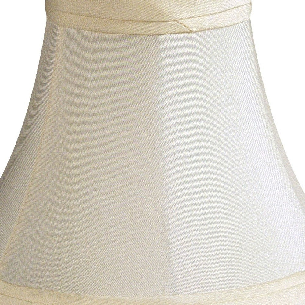 4" Slate Grey Premium Silk Set of 6 Chandelier Shantung Lampshades