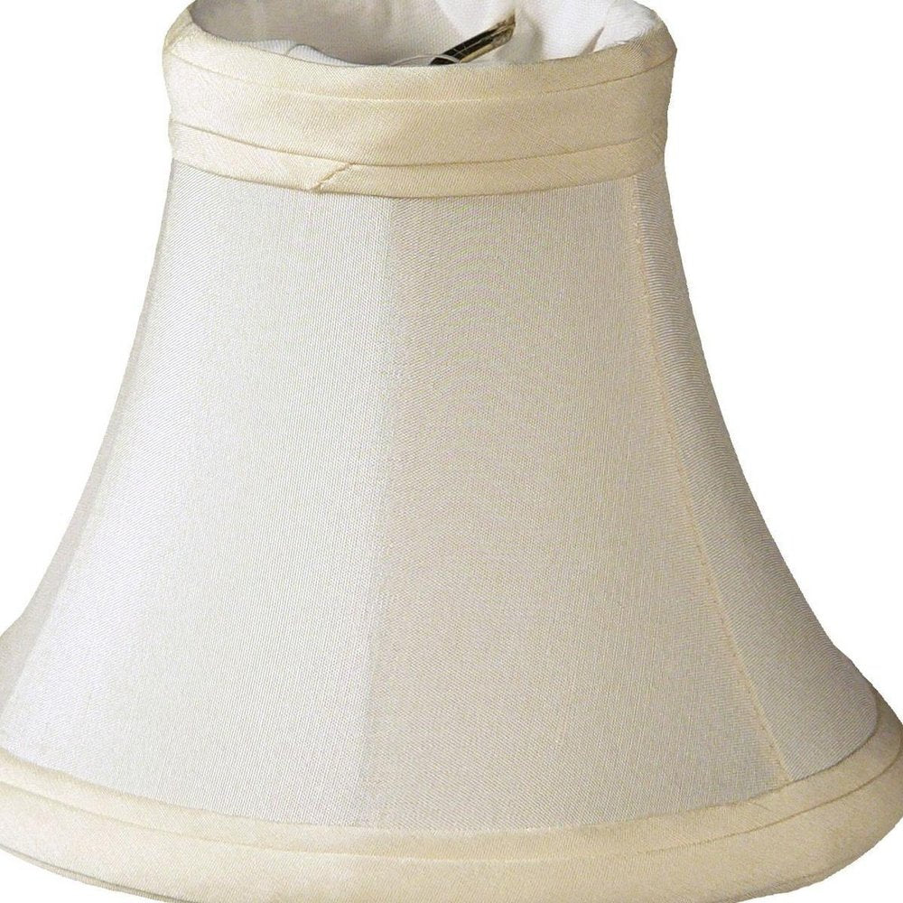 Slate Gray Shantung Silk Bell Lamp Shade