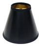 Black Parchment Empire Lamp Shade