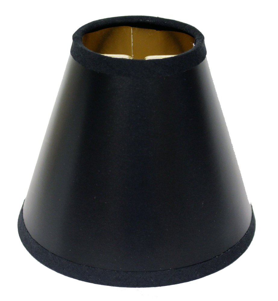 Black Parchment Empire Lamp Shade