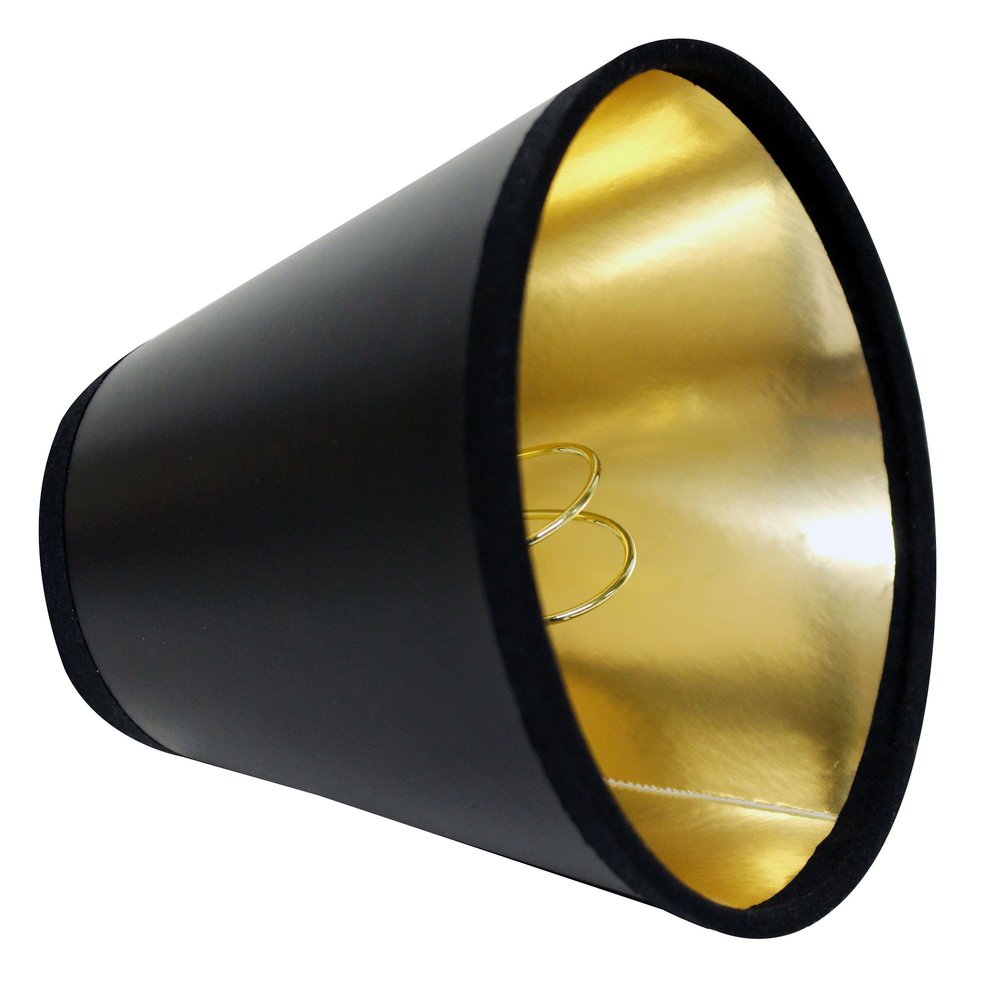 Black Parchment Empire Lamp Shade