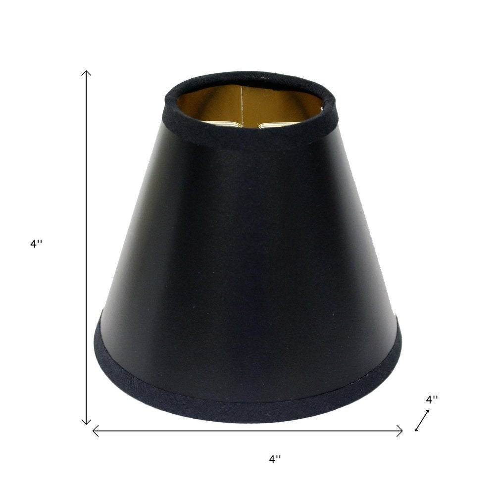 Black Parchment Empire Lamp Shade