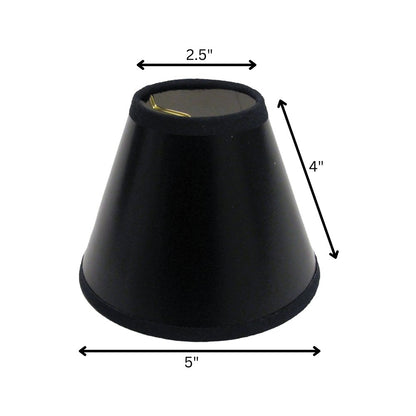 Black Parchment Empire Lamp Shade