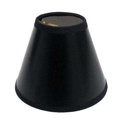Black Parchment Empire Lamp Shade