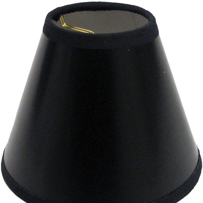Black Parchment Empire Lamp Shade
