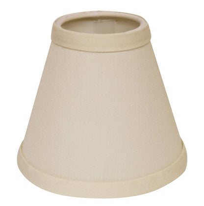 Ivory No Slub Innsbruck Empire Lamp shade 5"W Bottom
