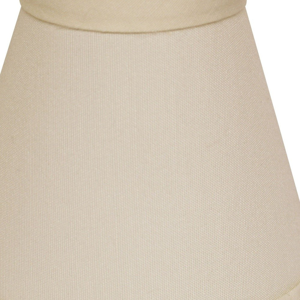 Ivory No Slub Innsbruck Empire Lamp shade 5"W Bottom