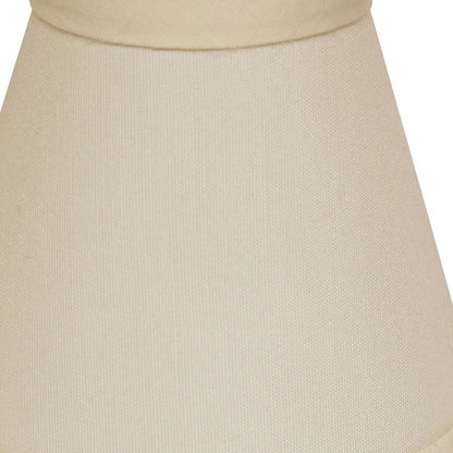 Ivory No Slub Innsbruck Empire Lamp shade 5"W Bottom