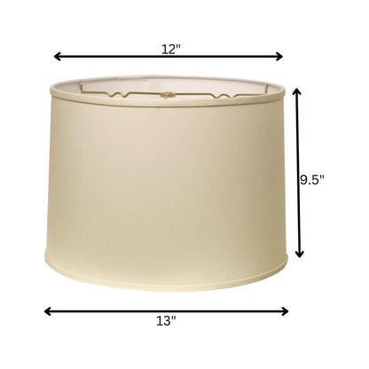 Ivory No Slub Innsbruck Drum Lamp Shade