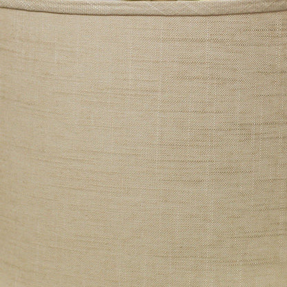Light Yellow Linen Drum Lamp Shade