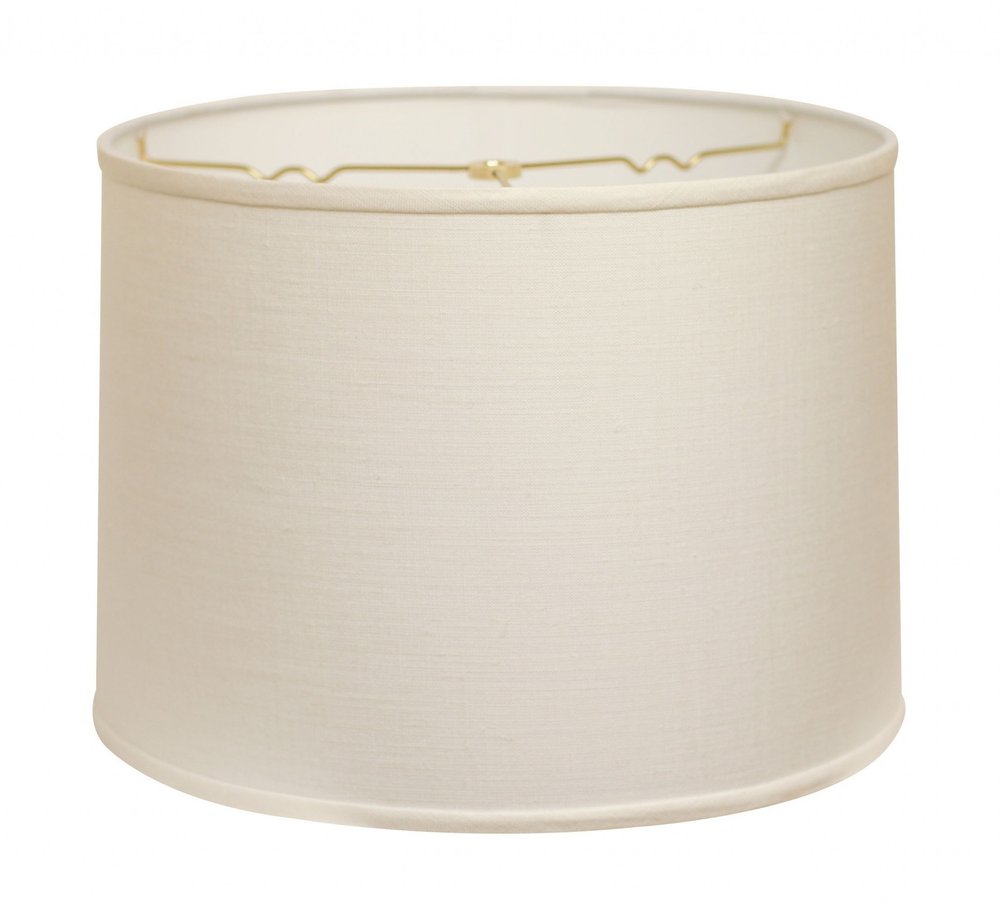 Dark Brown Linen Drum Lamp Shade