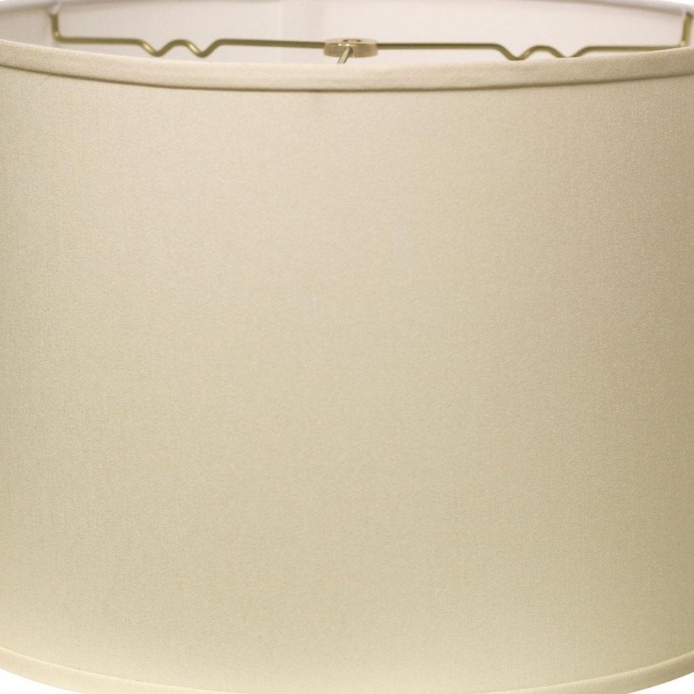 Ivory No Slub Innsbruck Drum Lamp Shade