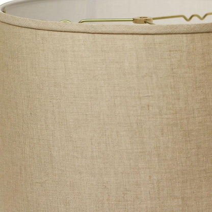 Beige Linen Drum Lamp Shade