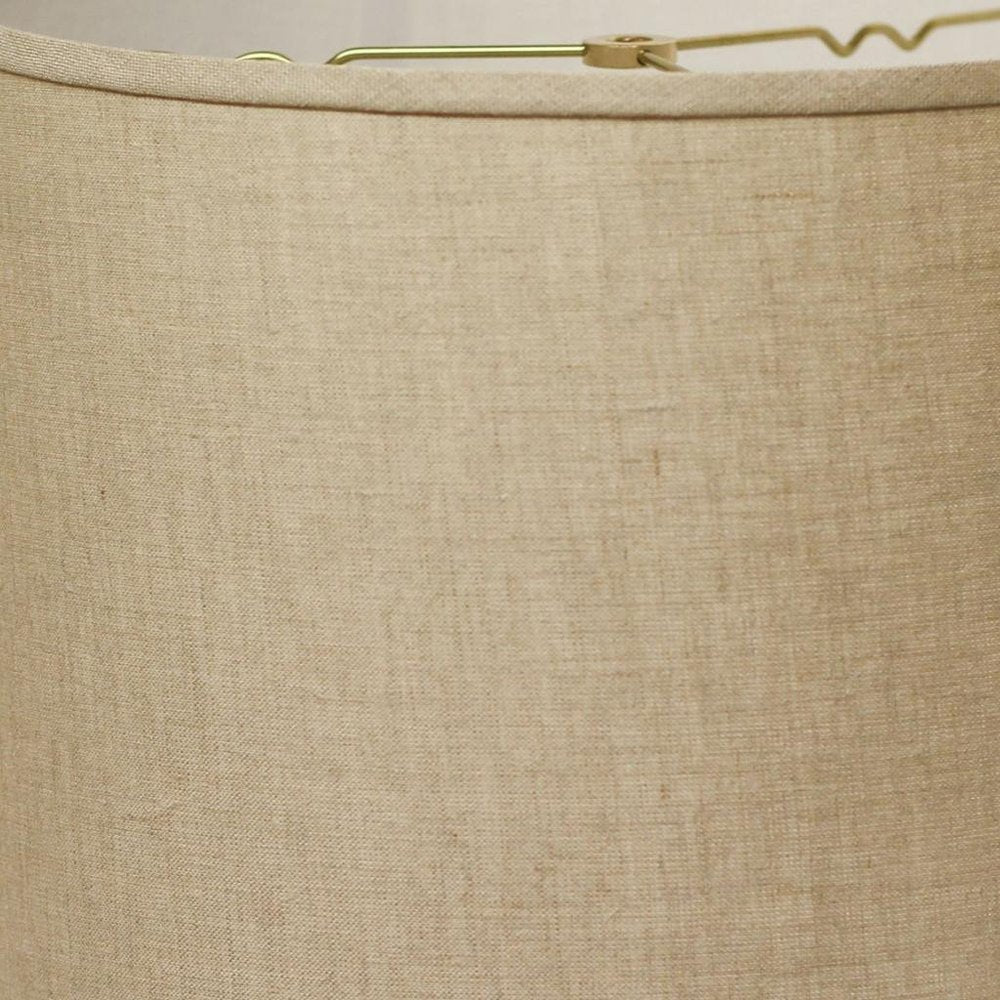 Beige Linen Drum Lamp Shade