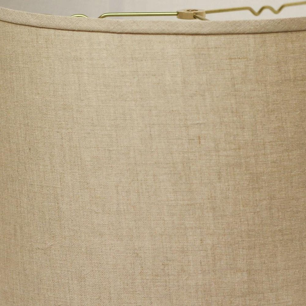 Beige Linen Drum Lamp Shade