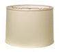 Ivory No Slub Innsbruck Drum Lamp Shade