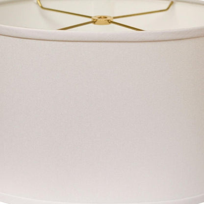 White No Slub Innsbruck Oval Lamp Shade