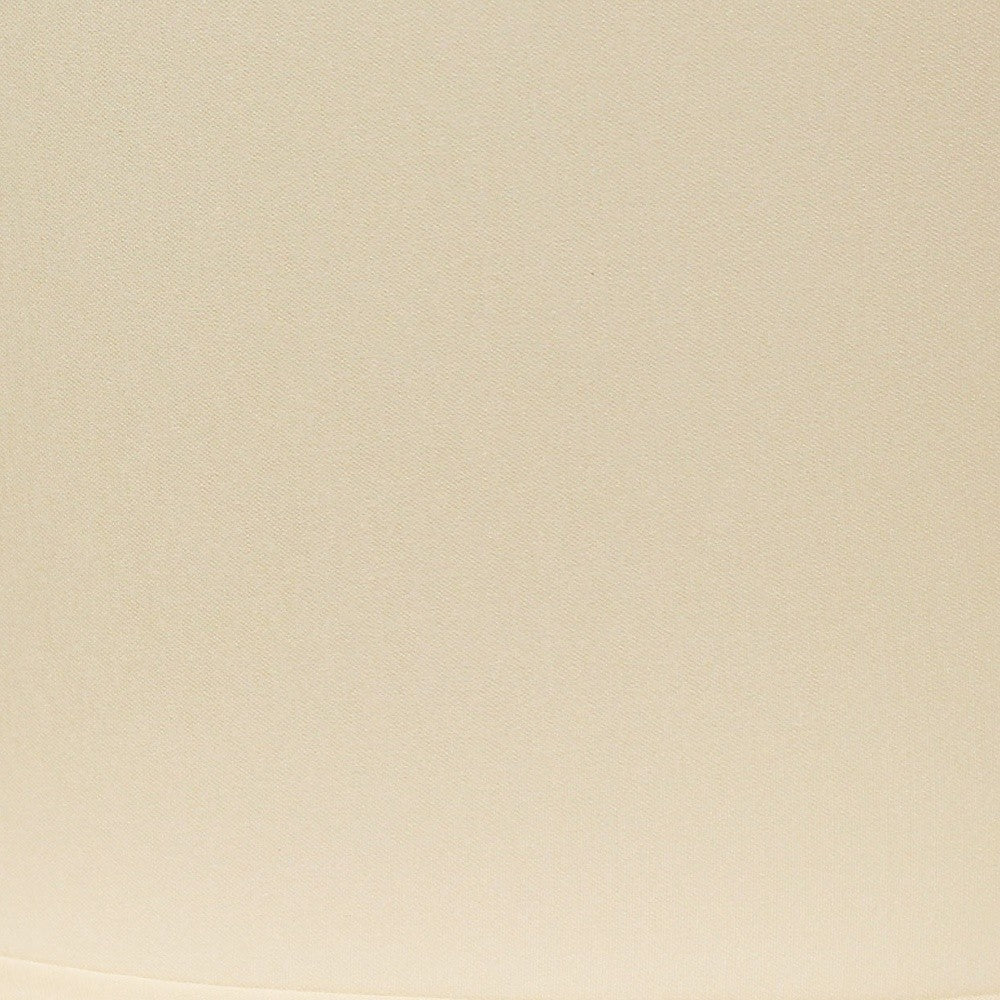 14" Ivory Throwback Oval No Slub Lampshade