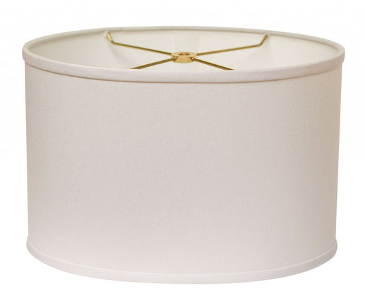 White No Slub Innsbruck Oval Lamp Shade