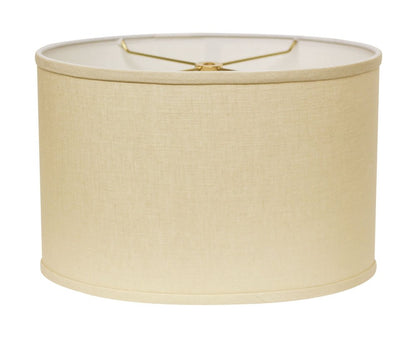 Dark Brown Linen Oval Lamp Shade