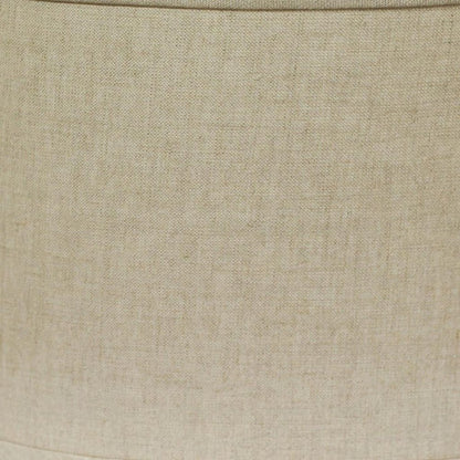 Dark Brown Linen Oval Lamp Shade