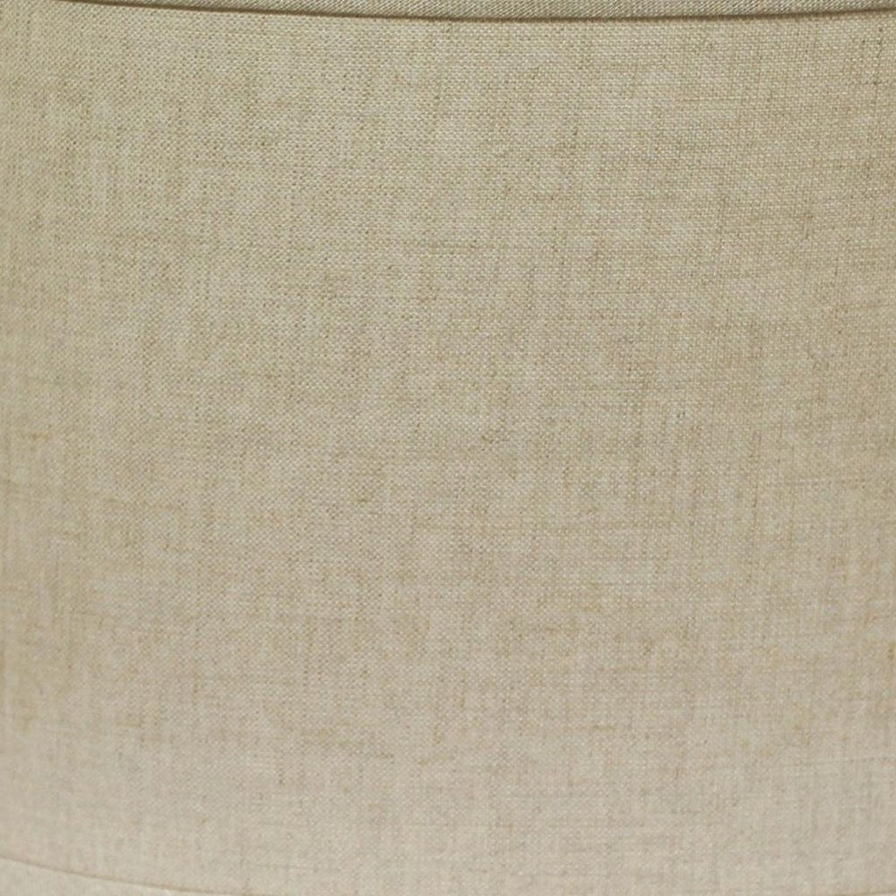 Beige Linen Oval Lamp Shade
