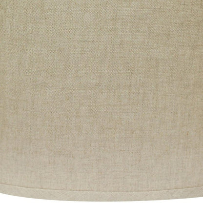 Beige Linen Oval Lamp Shade