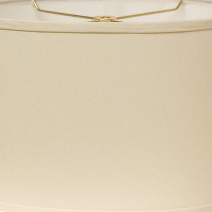 Ivory No Slub Innsbruck Oval Lamp Shade