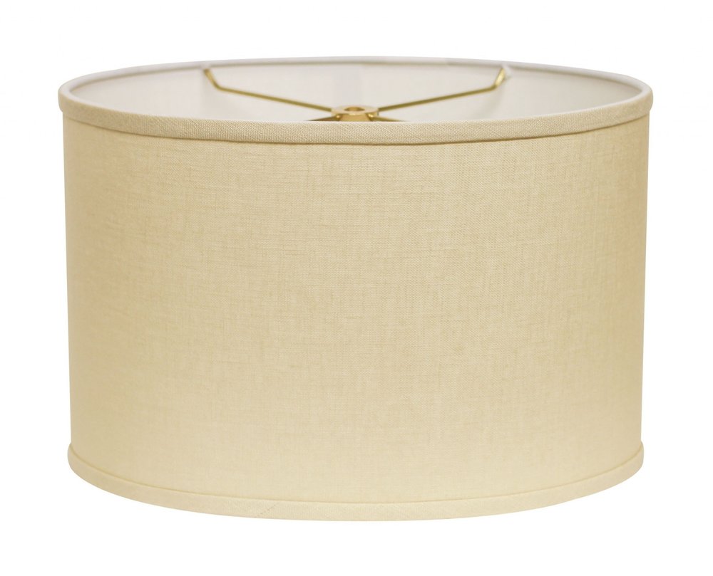 Beige Linen Oval Lamp Shade