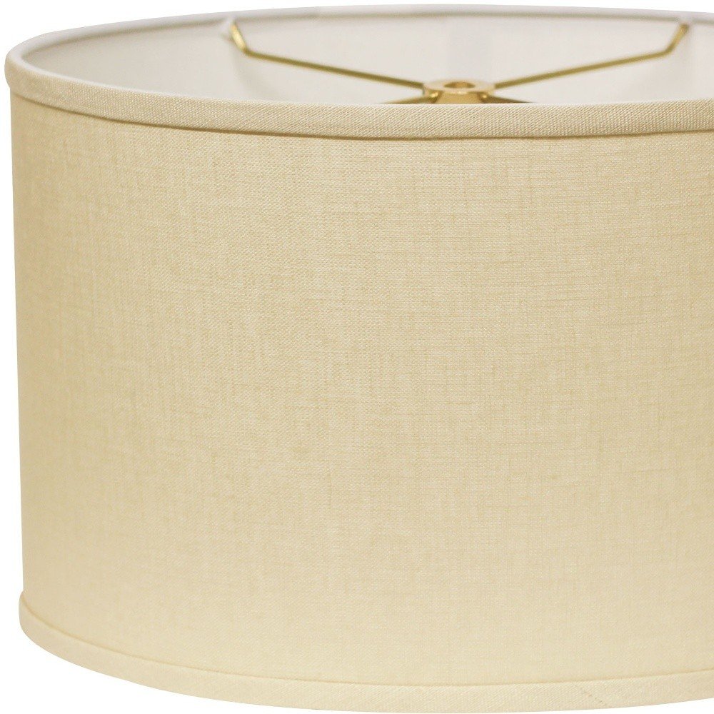 Beige Linen Oval Lamp Shade